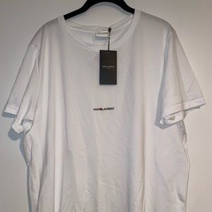 NEW with Tags Saint Laurent Men’s Logo T-Shirt